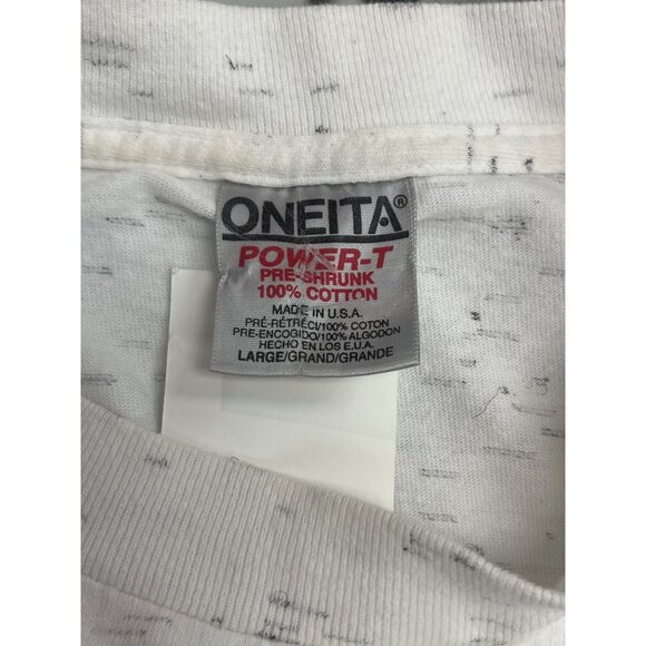 L(22.5x26.5) | Vintage 1995 Fishing Tournament T (Stains) - Picture 3 of 5